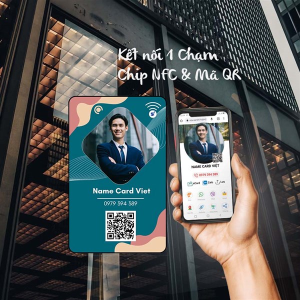 Kết nối không dây với công nghệ NFC trên danh thiếp điện tử