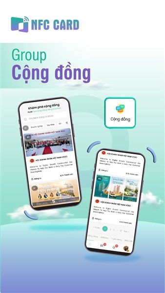 Mở rộng mạng lưới quan hệ, kết nối với khách hàng tiềm năng với NFC Card