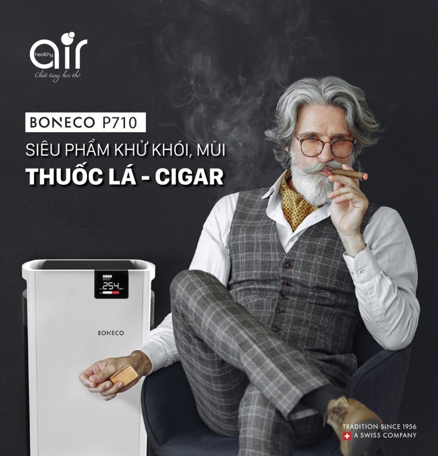 Máy lọc không khí, khử mùi Cigar