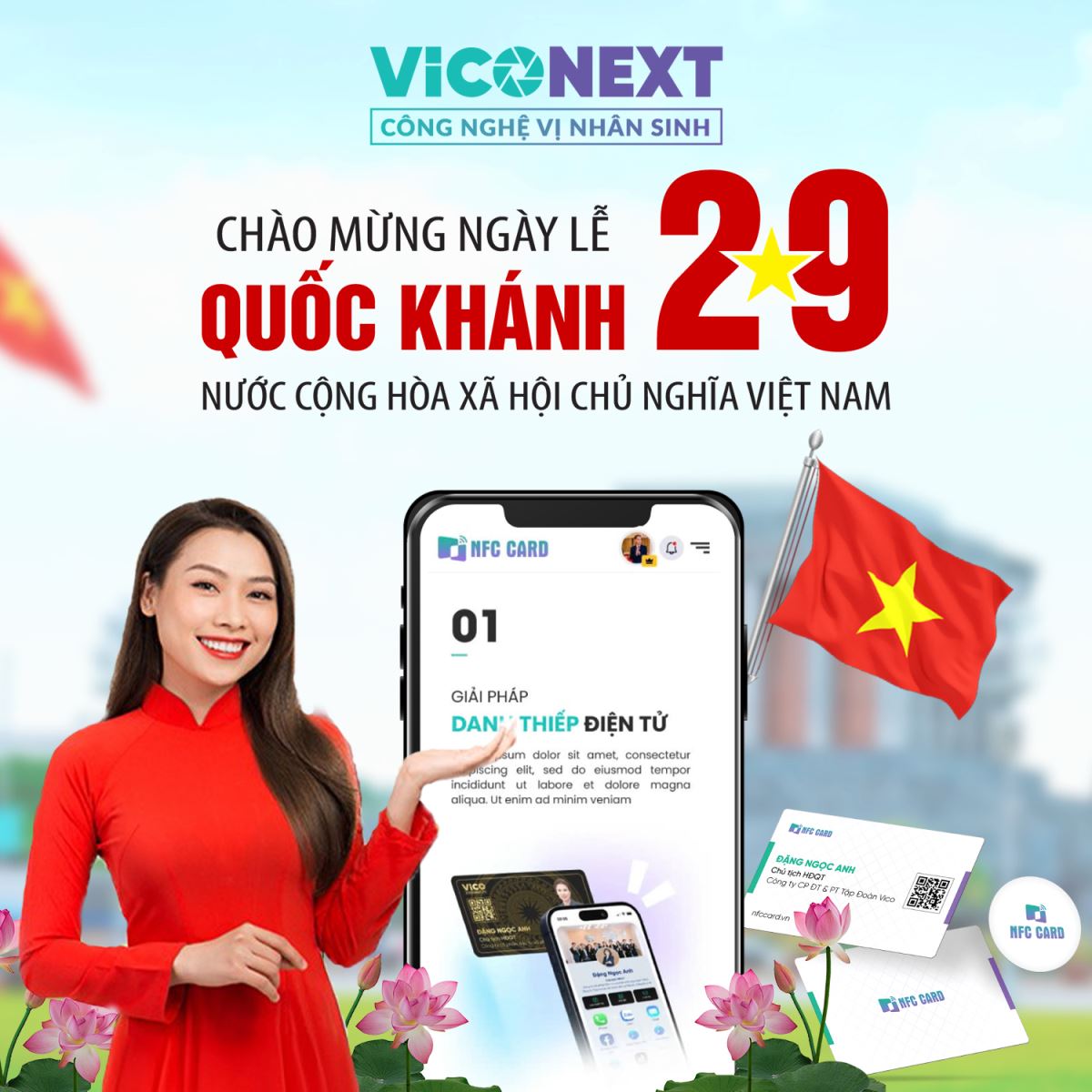 Tự hào dân tộc, khơi nguồn cảm hứng - VicoNext hân hoan kỷ niệm Ngày Quốc Khánh Nước Cộng hoà xã hội Chủ nghĩa Việt Nam (2/9/1945 - 2/9/2024)