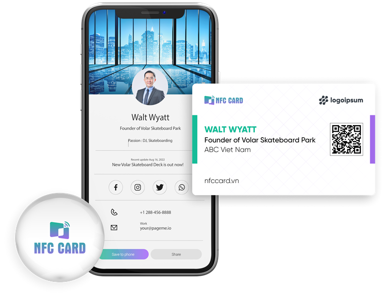 NFC Card - Danh thiếp điện tử 4.0 cho người kinh doanh hiện đại