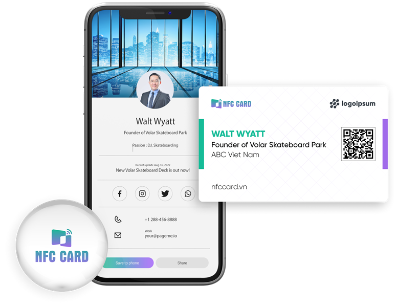 Nâng tầm thương hiệu, thu hút đối tác tiềm năng với danh thiếp điện tử NFC!