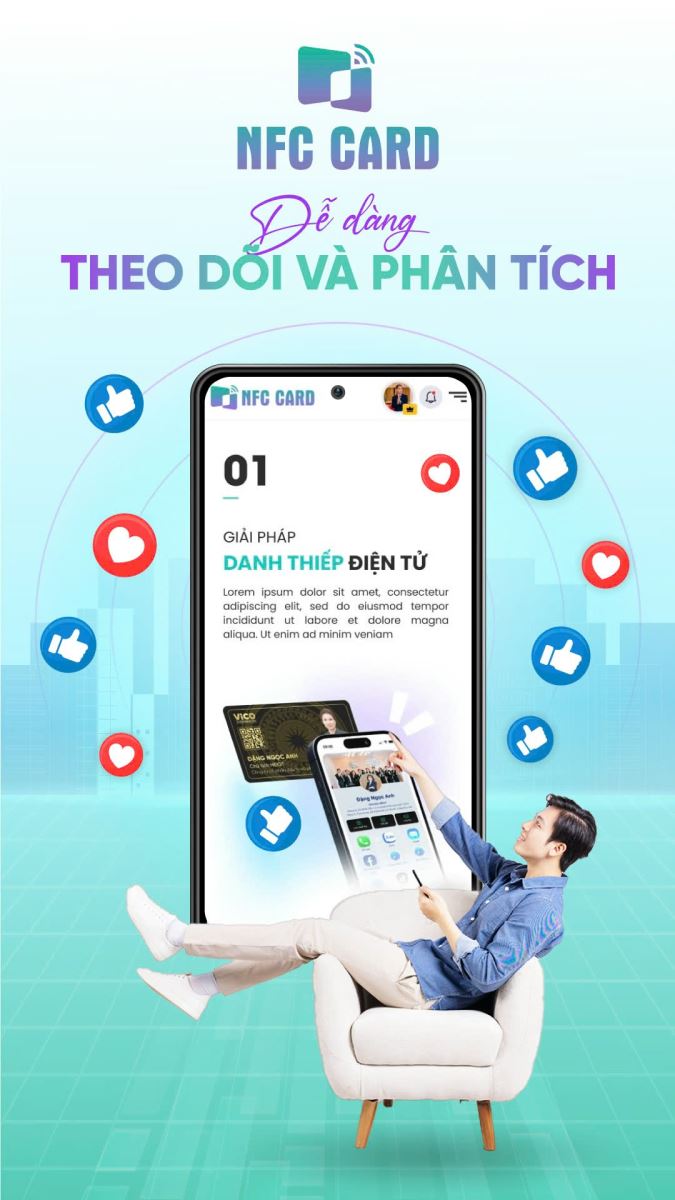 Mở rộng mạng lưới quan hệ, kết nối với khách hàng tiềm năng với NFC Card
