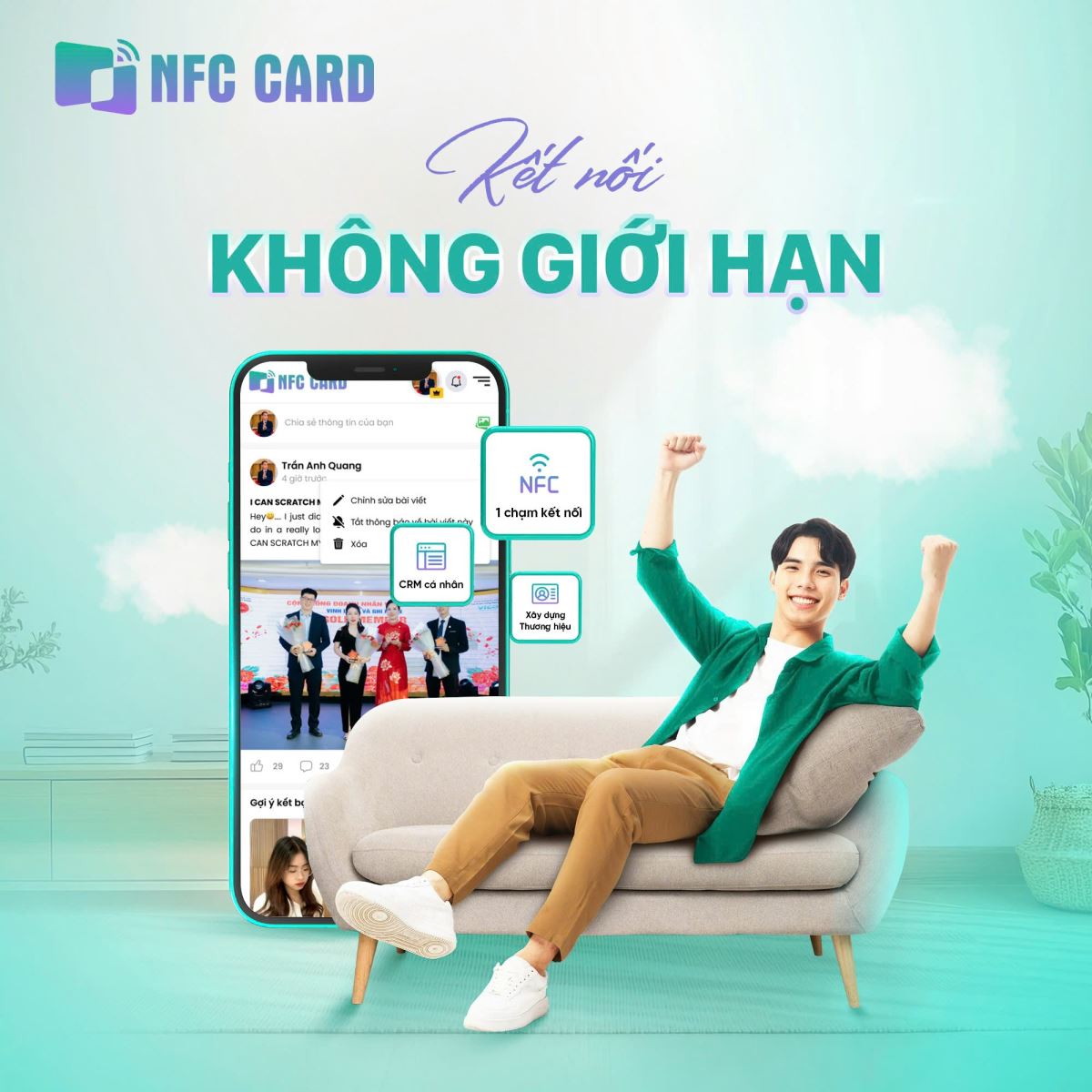 Mua sắm mọi lúc, mọi nơi với NFC Shop với công nghệ một chạm