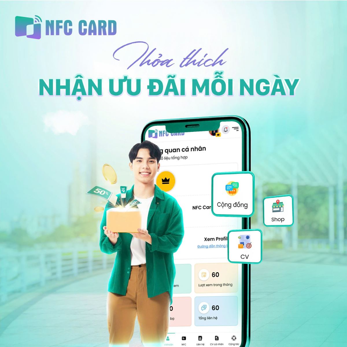  Kết nối đa kênh, tạo dựng hệ sinh thái kinh doanh hiệu quả - Danh thiếp điện tử NFC
